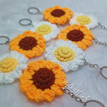 Sunflower and Daisy Crochet